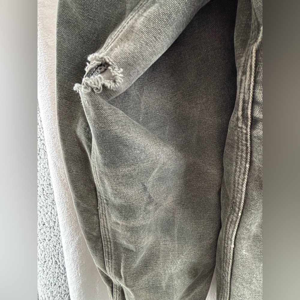 Vintage Carhartt Men's Sandstone Black Quilt Lined Gray Jacket Size XL - Picture 6 of 11
